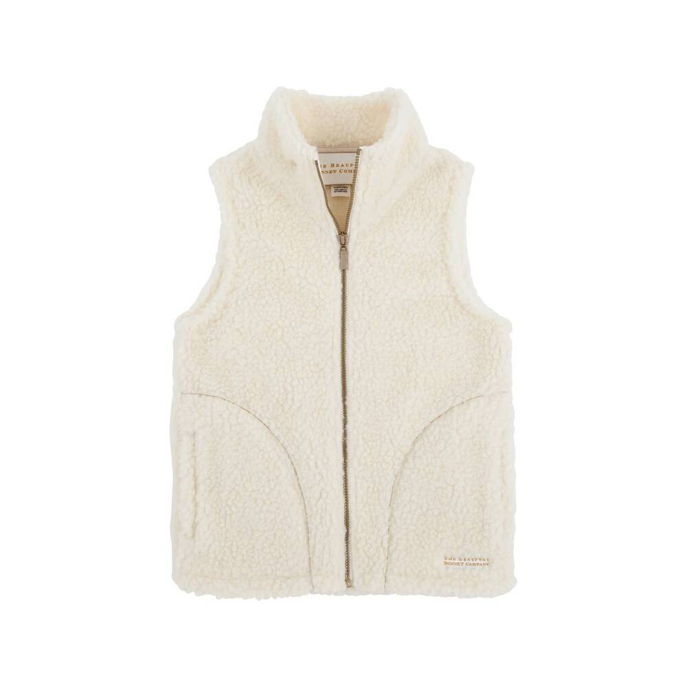 NEW THE BEAUFORT BONNET COMPANY kid's van camp vest in palmetto pearl